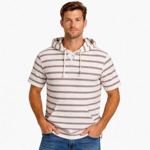 Sol Angeles Short Sleeve Hoodie Lightweight Hooded Pullover XL